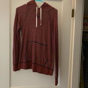 J Crew Women’s striped hoodie sweater